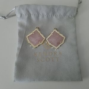 🍒SALE🍒Kendra Scott - Rose quartz Kirsten earring